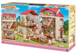 Grande maison de poupée Sylvanian Families avec salle de jeux secrète