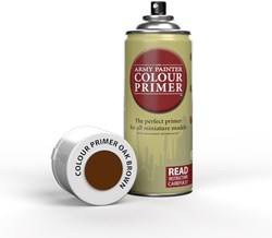 The Army Painter apprêt couleur marron - spray Oak Brown pour figurines