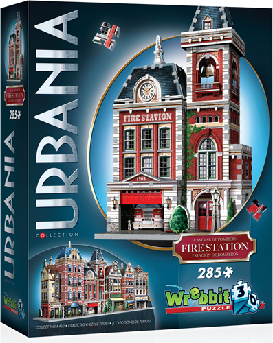 Wrebbit Wrebbit 3D puzzel - Urbania Brandweerkazerne (285)