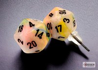 Chessex boucles d'oreilles jouet Festive Circus Mini-Poly D coloré