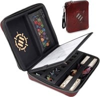 Enhance Gaming Tabletop RPG Organizer Case Collector's Edition - Red