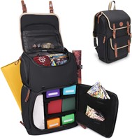 Enhance Gaming Designer Edition Full Size Trading Card Storage Box Backpack - Black