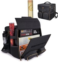Enhance Gaming Tabletop Game Box Shoulder Bag Collapsible - Black (Small)