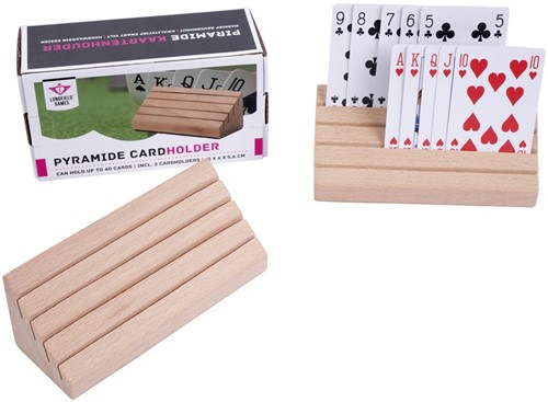 Longfield Games Kaarthouder Piramide Dubbel