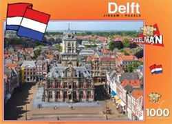 Puzzelman legpuzzel Delft stadhuis 1000 stukjes karton volwassenen