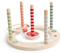 BS Toys Houten Ringwerpspel met Strepen, 7dlg.