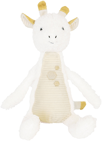 Happy Horse knuffel giraf Gary 38cm - wit - duurzaam gerecycled pluche