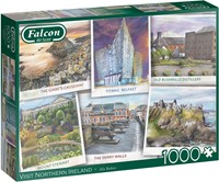 Falcon Legpuzzel - Visit Northern Ireland, 1000st.