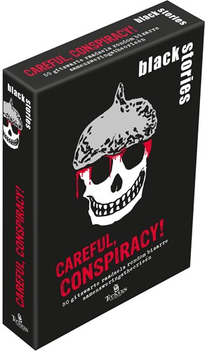 Tucker's Fun Factory jeu de réflexion black stories Careful, Conspiracy! jeu de cartes