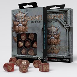 Q-Workshop set de dés Dwarven Jewels - 7 pièces jeu fantasy