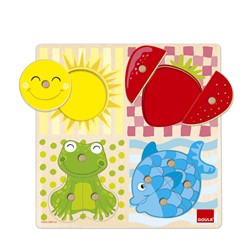 Goula Inlegpuzzel 4 kleuren (10) (U)