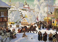 D-Toys puzzle Boris Kustodiev Maslenitsa 1000 pièces art