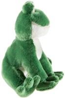 Heunec peluche grenouille en PET recyclé - jouet durable 15cm-2