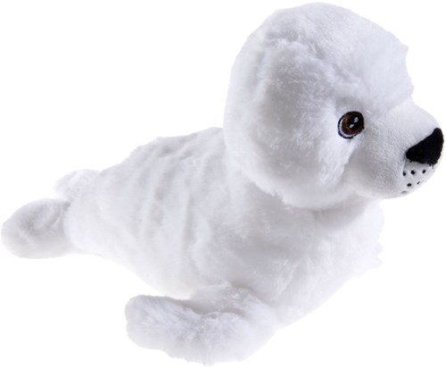 Heunec peluche phoque en PET recyclé 30cm jouet durable-2