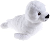 Heunec peluche phoque en PET recyclé 30cm jouet durable-3