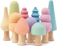 Ocamora jouet en bois Forest set pastel - jeu imaginatif