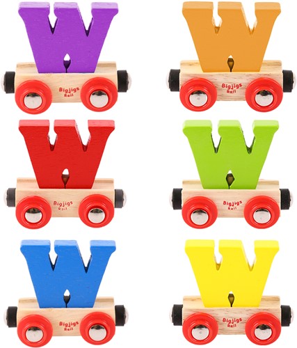 Bigjigs Lettertrein W