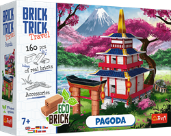 Brick Trick coffret de construction pagode - jouet éducatif - voyage