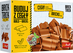 Brick Trick blocs de construction jouet - 40 tuiles en carton - éducatif