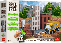 Brick Trick coffret de construction XL chantier - jouet créatif avec vraies briques