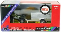 Britains quad jouet ferme avec remorque à l'échelle 1:32