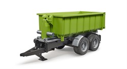 Bruder haakarmtrailer speelgoed aanhanger voor tractoren 02035