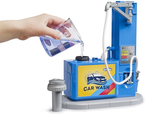 Bruder speelgoed tankstation en autowasstraat accessoire voor voertuigen-2