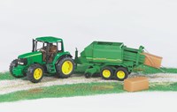 Bruder speelgoed John Deere grote balenpers - boerderij aanhanger-2