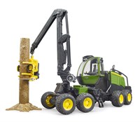 Bruder John Deere Harvester 1270G speelgoed bosbouwmachine met boomstam-2