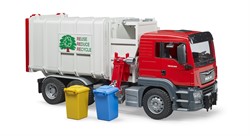 Bruder MAN TGS vuilniswagen met zijlader (03761)
