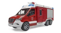 Bruder brandweerwagen Mercedes Benz Sprinter met licht en geluid speelgoedauto-2