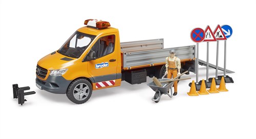 Bruder Mercedes-Benz Sprinter speelgoedvoertuig wegenbouw met licht en geluid