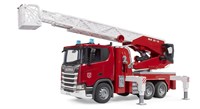 Bruder camion de pompier échelle Scania Super 560R avec pompe à eau et lumière-son-2