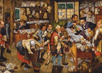 D-Toys puzzle art Pieter Brueghel le Jeune paiement dîme 1000 pièces