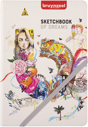 Bruynzeel schetsboek Creatives A5 140g 80 vellen notitieboek wit