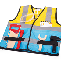 BigJigs bouwvakker verkleedset met accessoires voor kinderen