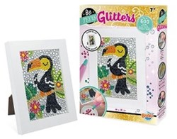 Buki kit créatif paillettes toucan - jouet créatif avec strass