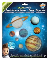 Buki lichtgevend zonnestelsel - Glow in the dark planeten set