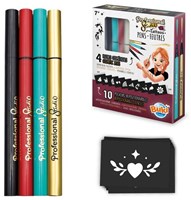 Buki professionele tattoo marker studio set - goudkleurig speelgoed