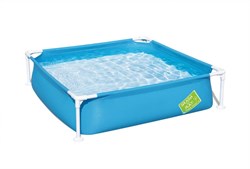 Bestway framezwembad kinderbad 122x122x30cm stalen frame blauw