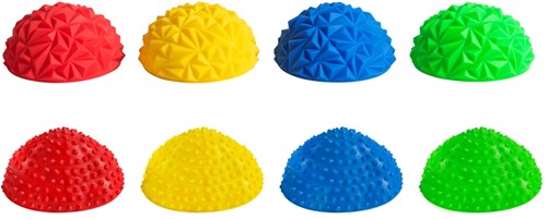 Stimove pods d'équilibre sensoriels set de 8 pierres colorées