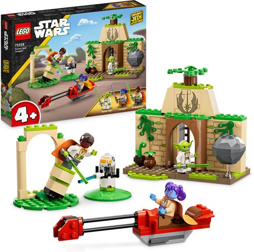 LEGO Star Wars Temple Jedi de Tenoo set de construction avec figurine Yoda - 75358-2