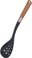 Excellent Houseware écumoire ustensile de cuisine noir plastique bois