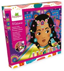 Sycomore knutselset XL zand, glitter en goud - Prinsessen Indië