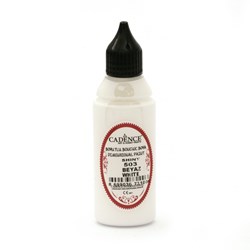 Cadence 3D Verf Opaque 50 ml White - Creatieve knutselverf