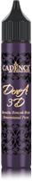 Cadence 3D metallic verf knutselen Dark Orchid 25 ml
