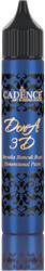 Cadence 3D Metallic Verf Sax Blauw - Creatieve knutselverf 25 ml