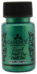 Cadence acrylverf metallic emerald 50 ml - hobbyverf voor kinderen en volwassenen