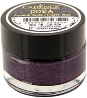 Cadence cire à doigts métallique 20 ml Orchidée Foncée pour loisirs créatifs