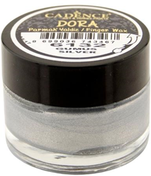 Cadence cire à doigt argent métallique 20 ml pour loisirs créatifs et peinture
